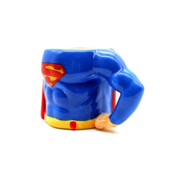 Superman Sixpack Tasse 3D